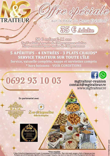 Offre MG Traiteur Décembre 2025 Offre MG Traiteur Décembre 2025