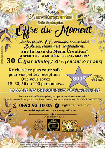 Offre Salle Marguerites